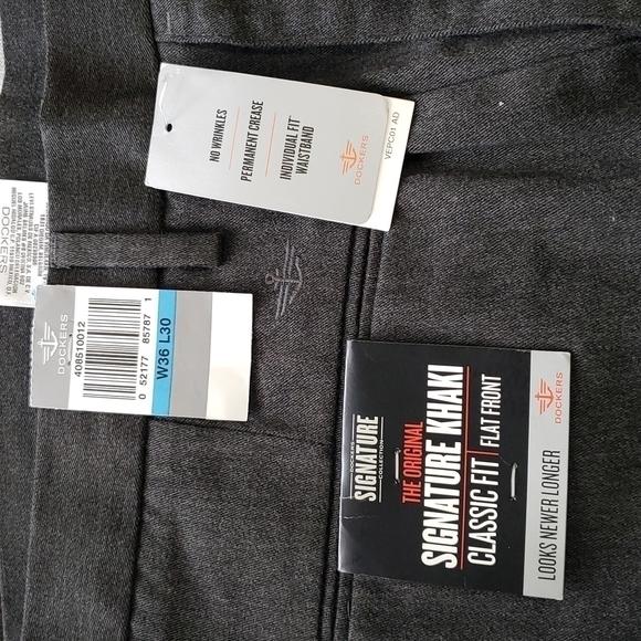 NWT Men's Dockers the original signature khaki classic fit pants, Size 3… - Picture 5 of 12